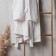 Frequency Female Women's bathrobe: Basic "Blanc de Blanc", size XL, 100% cotton, 420 g/m2
