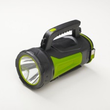 Manual battery flashlight, 15 watts, 1200 mAh, USB, charge indicator, 3 modes