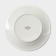 Porcelain porcelain plate with a thickened edge Magistro la Perle, D = 16 cm, white color