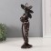 Polystone souvenir "African with a jug by a tree with mirror leaves" 11.5x8x34 cm