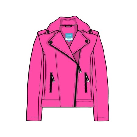 Eco -leather jacket for PlayTode girl, height 140 cm-7