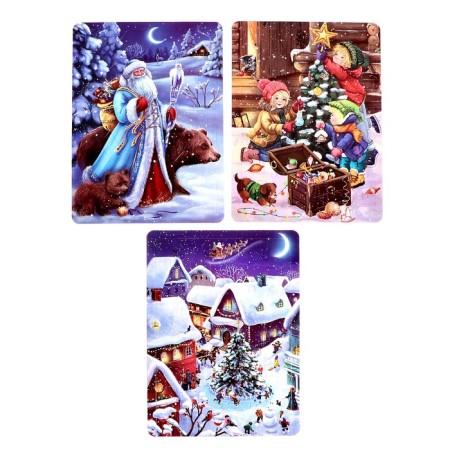 A set of puzzles in the frame "Hello, New Year", 35, 42, 54 details, in the package-1