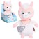 Soft toy "Lama Moon", 30 cm, pink color