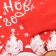 New Year. Pajama nursery (longshit/pants), red color, height 128 cm