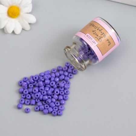 Round 6/0 beads in the bottle "Glycinia" 2x20 g set 2 pcs-1