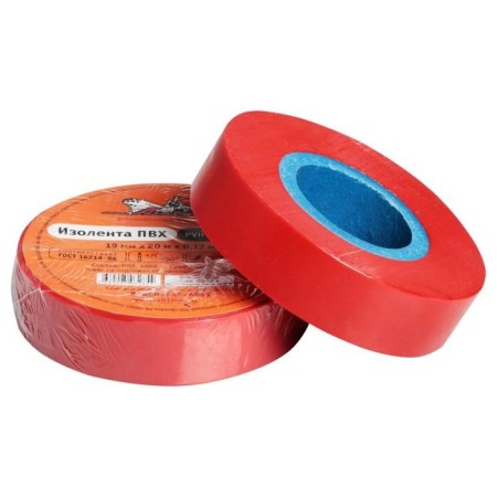 AIRLINE PVC island, width 19 mm, length 20 m, red color