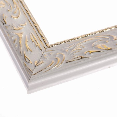 Frame for paintings (mirrors) 50 x 60 x 4 cm, tree "Versailles", white-gold-1