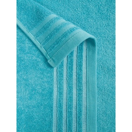 Terry towel Bio-Textiles, 380 gr, size 40x70 cm, blue color-2