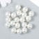 Decor for creativity plastic "Pearls with a pin" 1x1 cm set 20 pcs