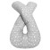 Pregnant pillow U-shaped "Gray Star", size 340x35 cm
