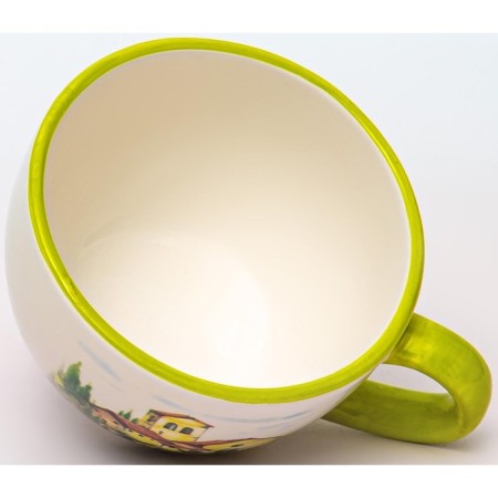 Broth with an Elrington handle "Italian courtyard", 580 ml-1