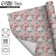 Paper packing craft white "Flowers", 50 x 70 cm