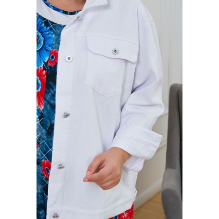 Women's jacket, size 74, white color-5