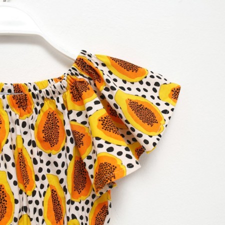Kit for girls, white/orange color, height 116 cm-7