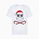 New Year's T -shirt "Santa Claus", white color, size 58