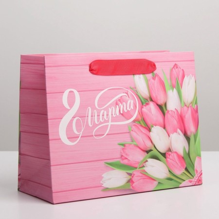Package Gift Laminated Horizontal, Packaging, Women's Day, MS 23 x 18 x 10 cm-1