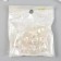 Busina for creativity plastic "Cube with flattened edges" mother of pearl d = 1.6 cm set of 10pcs.