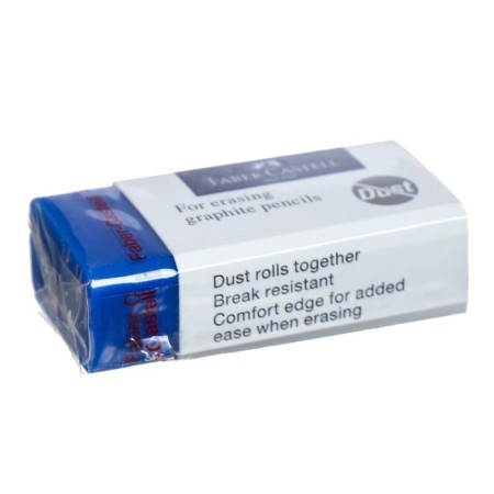 Lastik Faber-Castell synthetics Dust-Free 45x20x13, for graphite pencils, blue-1