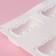 Form for mousse desserts and baking are “Love”, 29.5 × 17 × 3.5 cm, 6 cells (8 × 5 cm), white color