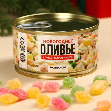 Monpensier "Canned Olivier" at a tin bank, 100 g.-3