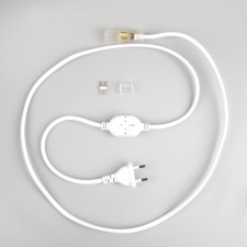 Uniel power cord for flexible neon 8 × 16 mm, IP67, 220 V