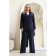 Female costume: cardigan, trousers, size 48, black color