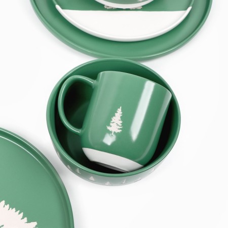 New Year's ceramic "Winter Forest" mug, 400 ml-4