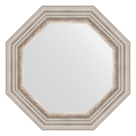 Mirror in the baguette frame, Roman silver 88 mm, 61x61 cm