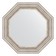 Mirror in the baguette frame, Roman silver 88 mm, 61x61 cm