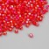Beads for creativity Plastic "Rhombus Crystal Red Hologography" set 20 grams 0.4x0.4 cm