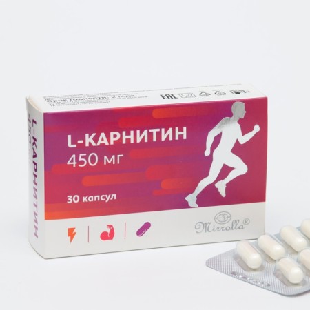 L-Carnitin Mironin, 30 capsules of 450 mg