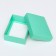 The box is folding, mint, 16.5 x 12.5 x 5.2 cm