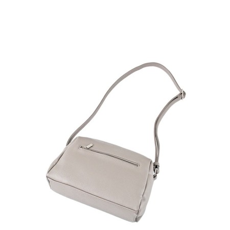 Cross-Bodi Bag on a zipper, beige color-1
