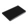 Lowed A6, 64 sheets, on the stitch, artificial leather cover, black