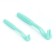 A set of ticks for ticks, 2 sizes, blue