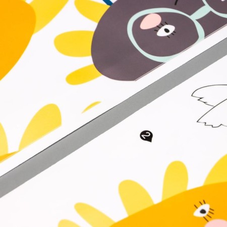 Stick plastic interior color "sunflower" 30x90 cm set 2 sheets-2