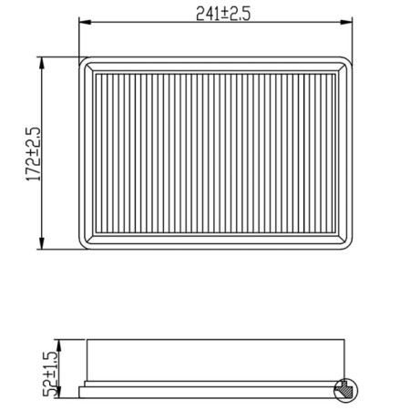 Air filter Totachi Ta-2247-1