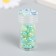 Green-blue gradient decor d = 6 mm 10 g 200 pcs 5x2.5 cm