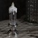 LED figure “Silver candle” 7 × 20 × 7 cm, plastic, sparkles, batteries AAAX2 (not in the kit), glow warm white