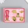 A set of seals for wax with a wooden handle "Flower" 12.8x8.6 cm