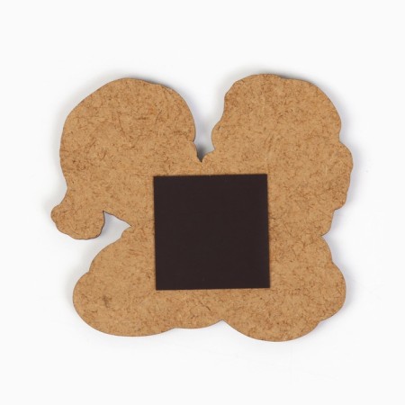 New Year's Wooden Magnet "New Year: Love and Tenderness", 8 x 7.1 cm-3