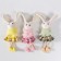 Souvenir "Bunny in the checkered skirt" mix 5x13 cm