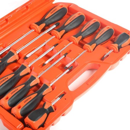 Set of screwdrivers Patriot SSP-10, CR-V, plastic case, 10 items-3