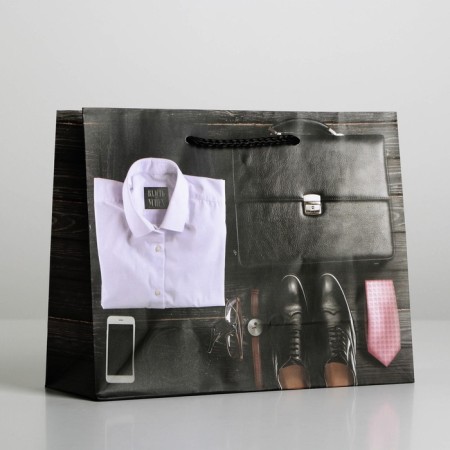 Gift laminated package, packaging, "style", ms 23 x 18 x 8 cm-1