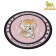 Animal rug, EVA+polyester, d = 60 cm. Pink