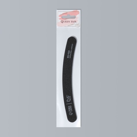 File - emery, abrasiveness 80/100, 18 cm, black color-4