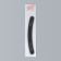 File - emery, abrasiveness 80/100, 18 cm, black color