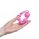 Anal balls of the oka-hoods, Soft Touch Silicone, D = 11-32 mm, h = 140 mm, pink