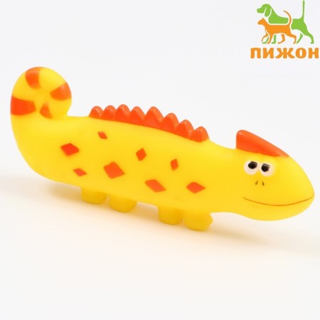 Bruttering "chameleon" for dogs, 19 cm, yellow