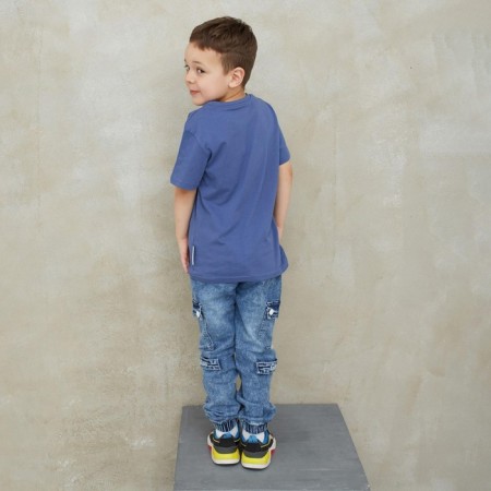Children's T-shirt "Cinema" Mickey Mouse, height 86-92, blue-2